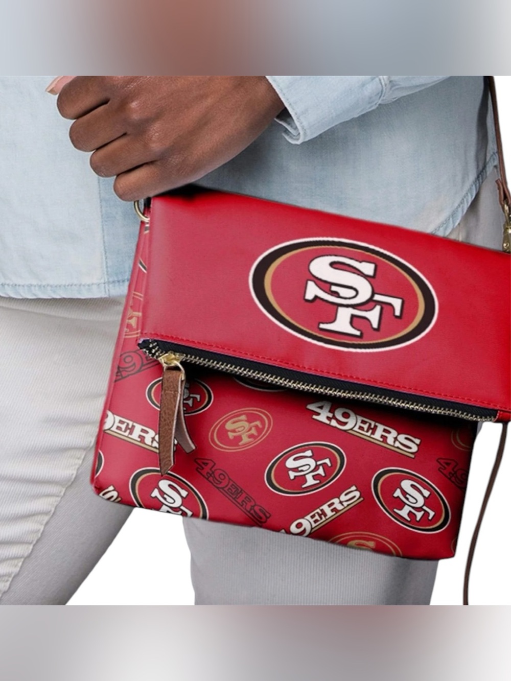 San Francisco 49ers 2 way crossbody/wristlet.